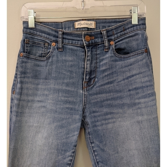 Madewell High Riser Skinny Jeans in Light Wash - Picture 4 of 5